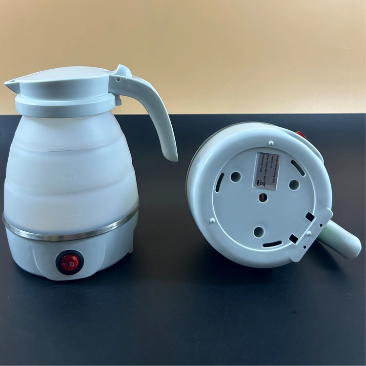 Stainless Smart Water Travelling Silicone Foldable Travel Kettle Electric Kettle Silicon Kettles 500ml